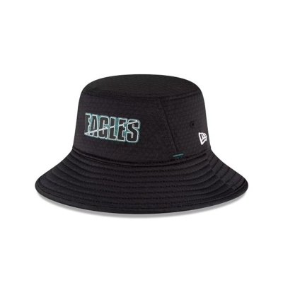 Sapca New Era Philadelphia Eagles NFL Official Summer Sideline Stretch Bucket Hat - Verzi